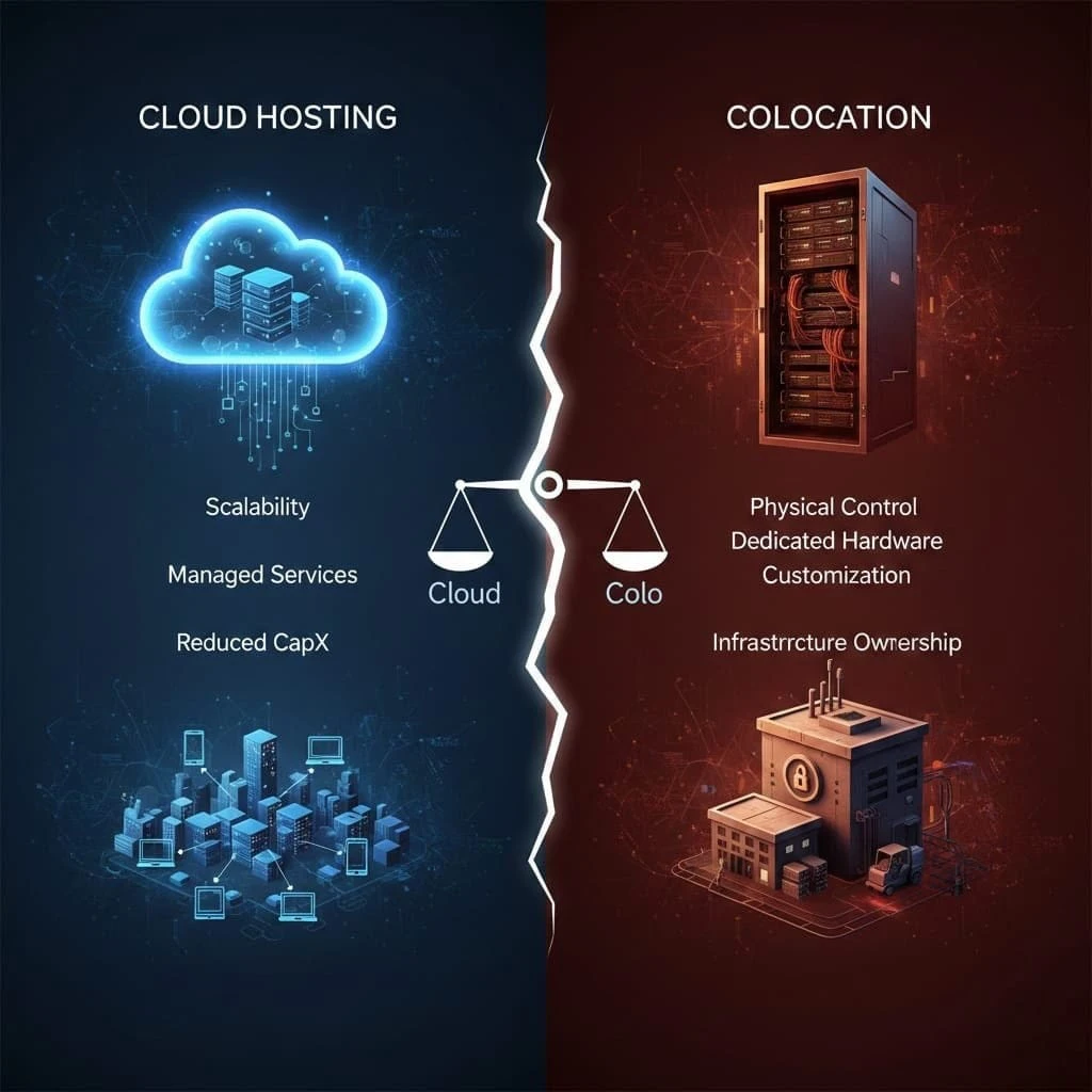 Cloud Hosting vs Colocation