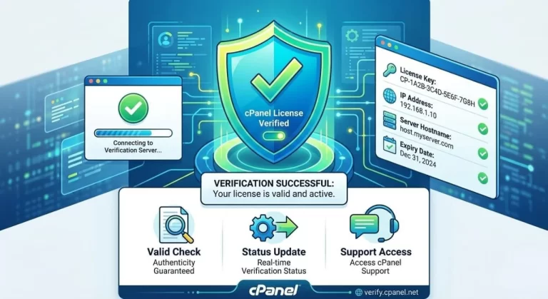 Verify cPanel License