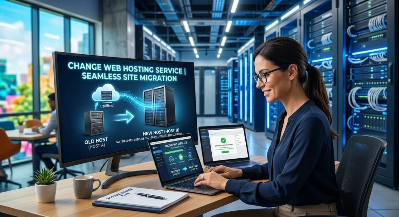 Change Web Hosting Service