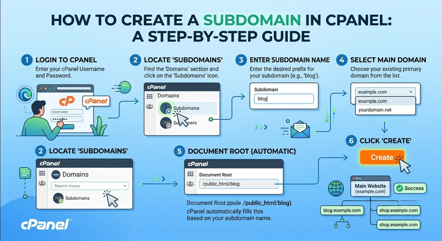 How To Create Subdomain In Cpanel?