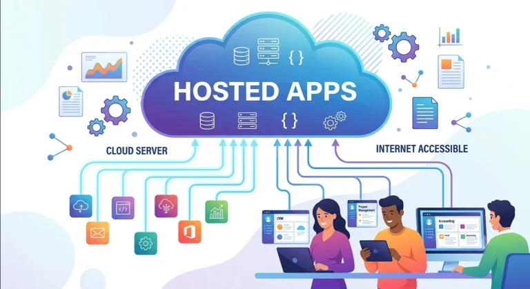 what are hosted apps