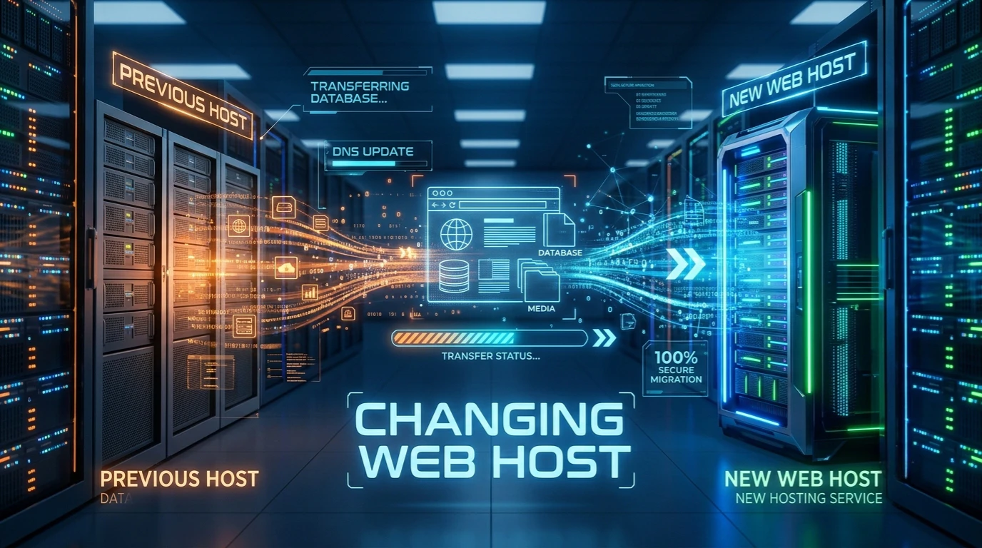 Change Web Hosting Service