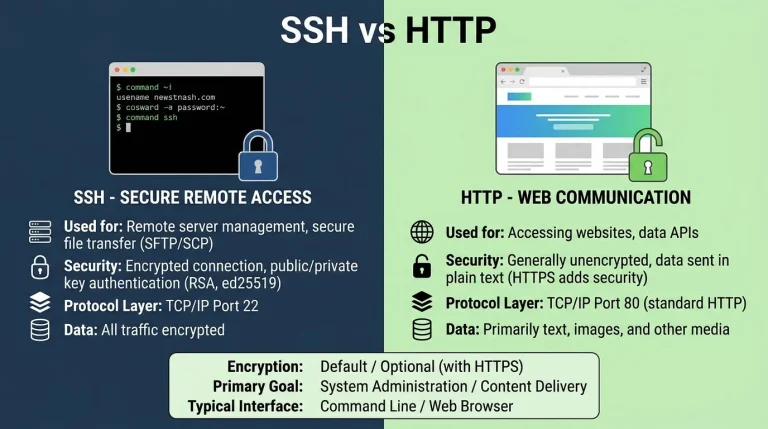 SSH vs HTTP